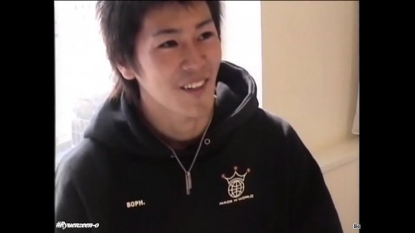 Japanese straight student for money