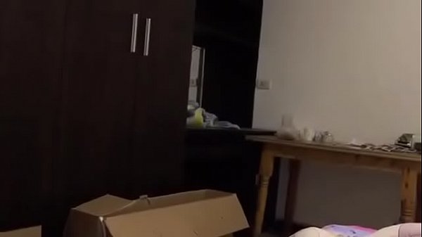 a Chinese man masturbating at home