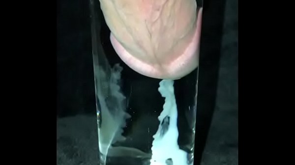 Cumshot in a Glass of Water